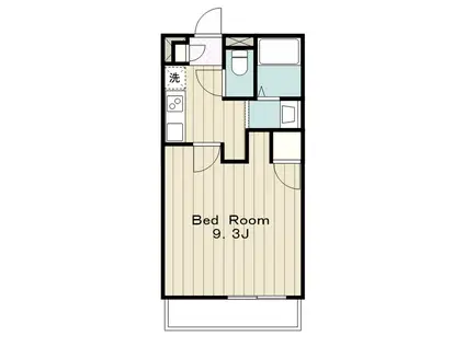 クレイノアビタシオンシグマ(1K/2階)の間取り写真