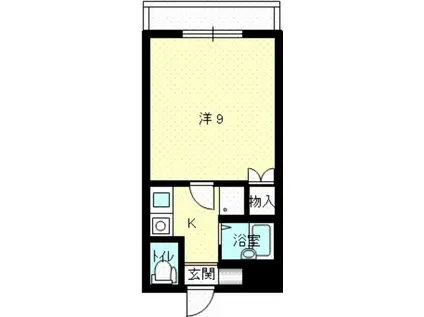 トリアノン・ジュネ(1K/2階)の間取り写真