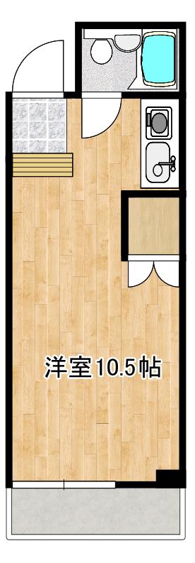 アコード横川(ワンルーム/4階)の間取り写真