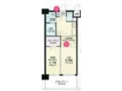 CLUB ORIENT BLD 82 EMPRESS(1LDK/5階)の間取り写真