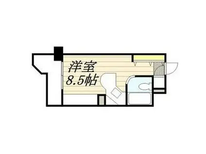 ラ・パルフェ・ド・札幌(ワンルーム/10階)の間取り写真