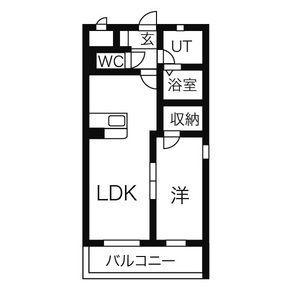 プレステージ千種(1LDK/5階)の間取り写真
