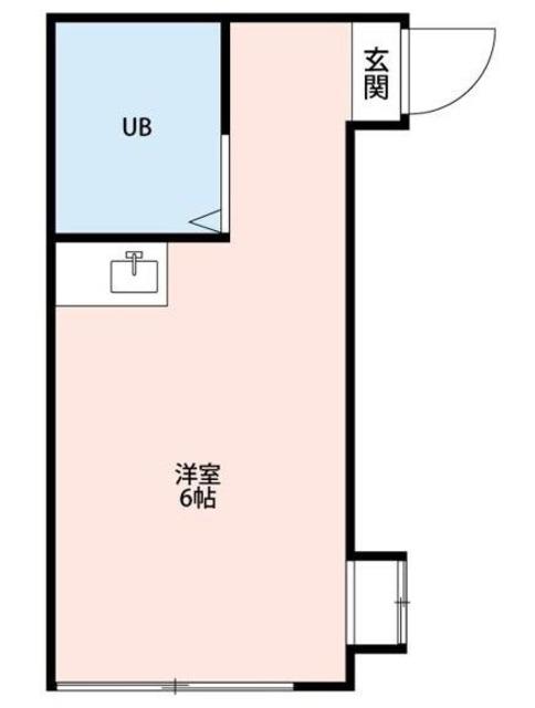 シャンブル中野(ワンルーム/1階)の間取り写真