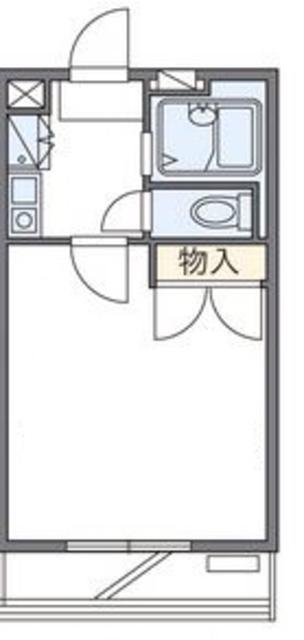 レオパレスIRIS(1K/3階)の間取り写真