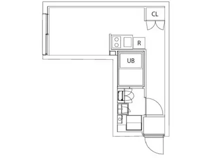 CITY WALK王子DUE(ワンルーム/2階)の間取り写真