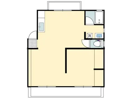 カーサST(1LDK/2階)の間取り写真