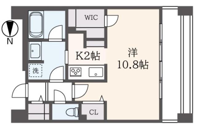 エスティメゾン笹塚(1K/7階)の間取り写真