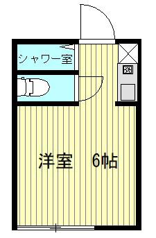 TCRE東十条(ワンルーム/1階)の間取り写真
