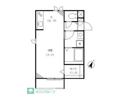 HEBEL MAISON つちはし(ワンルーム/3階)の間取り写真