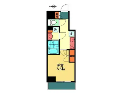 マルラニ南青山(1K/8階)の間取り写真