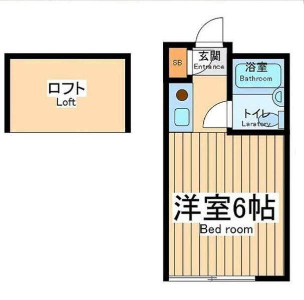 BCASA淵野辺REBORN(ワンルーム/2階)の間取り写真