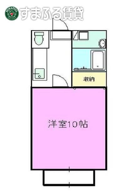 PLANDOLL(1K/2階)の間取り写真