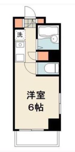 パレス清澄(1K/4階)の間取り写真
