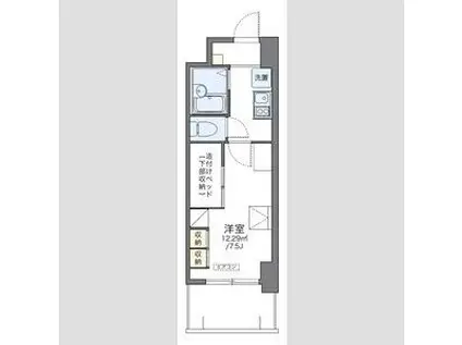 レオパレスGREEN HILL(1K/2階)の間取り写真