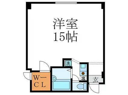 ヴィラノムラビル(ワンルーム/3階)の間取り写真