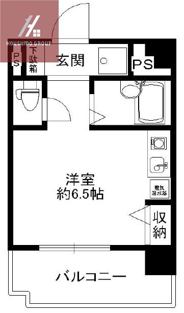 ウィンライフ緑橋(ワンルーム/7階)の間取り写真