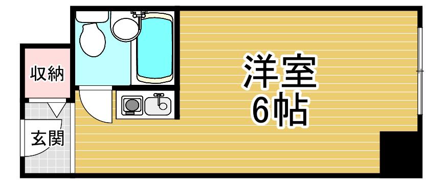元町アーバンライフ(ワンルーム/5階)の間取り写真