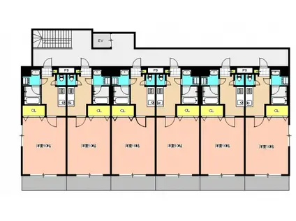アーバンパレス医大南(1K/3階)の間取り写真