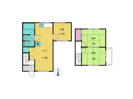 アメニティ入江I(3LDK/1階)の間取り写真