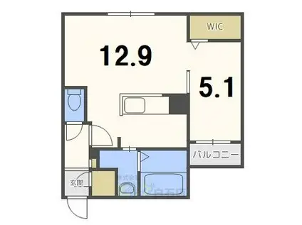 ビッグレジデンス美園II(1LDK/1階)の間取り写真