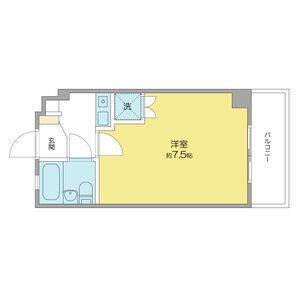 シーズンコート甚目寺(1K/2階)の間取り写真
