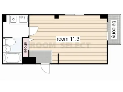 パルナス本町通(1K/7階)の間取り写真