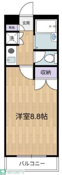 ステラ伸光(1K/1階)の間取り写真