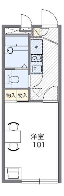 レオパレスさくら(1K/2階)の間取り写真