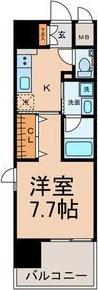 GRAND ESPOIR IZUMI(1K/3階)の間取り写真