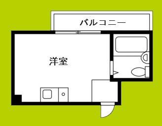 隆翔 今里(ワンルーム/1階)の間取り写真