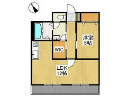 エストレーラ倉敷(1LDK/7階)の間取り写真