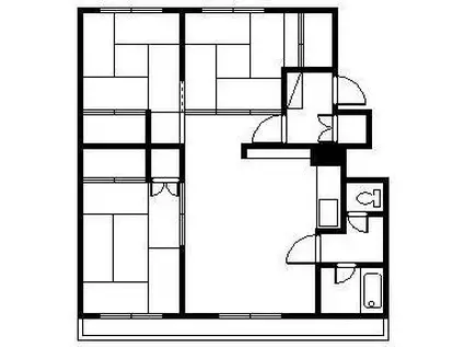 ツインクル春光AB(3LDK/1階)の間取り写真
