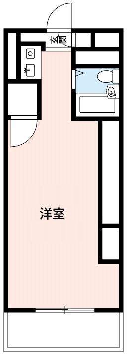 MAC所沢ビル(ワンルーム/5階)の間取り写真