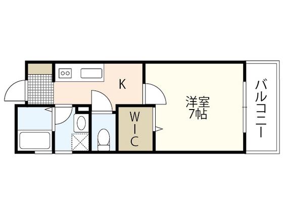 PLEIN SOLEIL 西原1丁目(1K/1階)の間取り写真