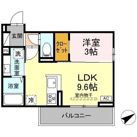 レガーロ(1LDK/2階)の間取り写真