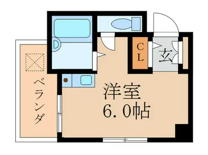 ネクスト BD(ワンルーム/3階)の間取り写真