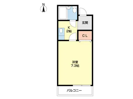 コミュニティプラザ貴志(1K/5階)の間取り写真