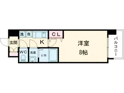 LIVIAZ KOBE SOLEIL(1K/3階)の間取り写真