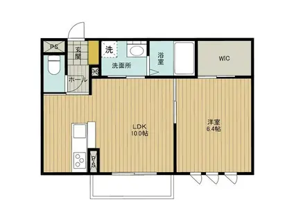 ARGE QUALISTA(1LDK/2階)の間取り写真