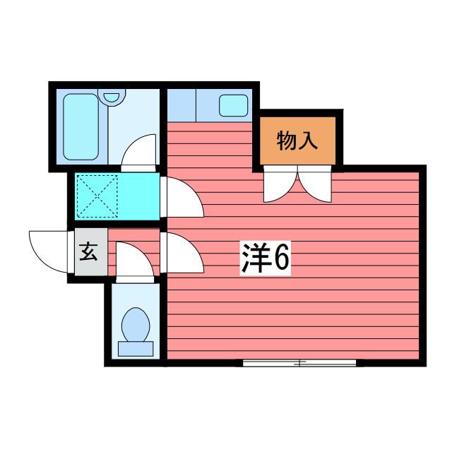 ソシアルビレッジ(ワンルーム/4階)の間取り写真