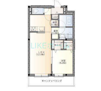 印内2丁目計画(1LDK/2階)の間取り写真