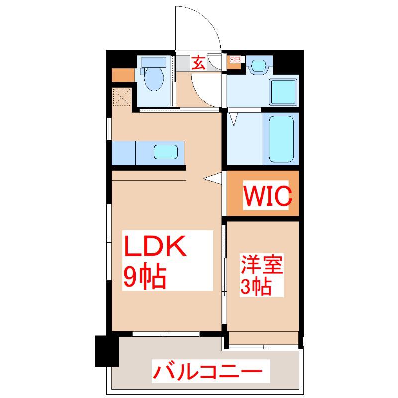 PENGUIN VILLAGE(1LDK/2階)の間取り写真