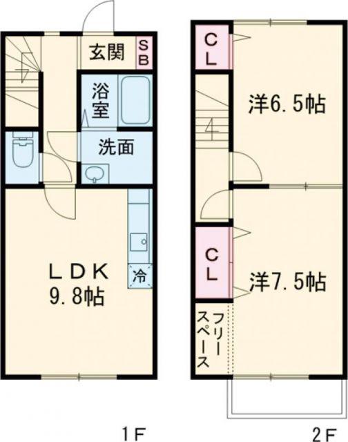 DO RE MI(2LDK/1階)の間取り写真