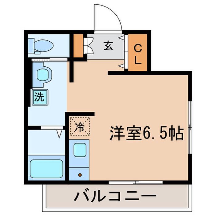 R・SIDE東池袋(ワンルーム/3階)の間取り写真