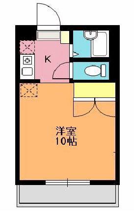 サニーコート(1K/1階)の間取り写真