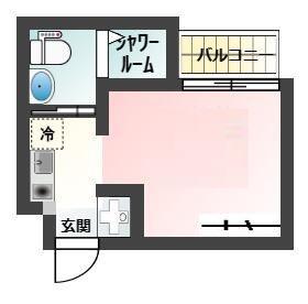 GLANZ柳原(ワンルーム/2階)の間取り写真