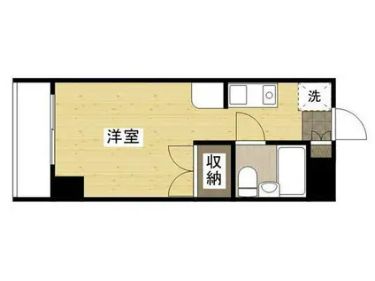 SE.BLD TOUKAICHI(ワンルーム/4階)の間取り写真