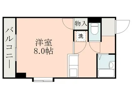 セレーネ(1K/2階)の間取り写真