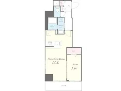 ラ・グラシア四谷 LA GRACIA四谷(1LDK/10階)の間取り写真