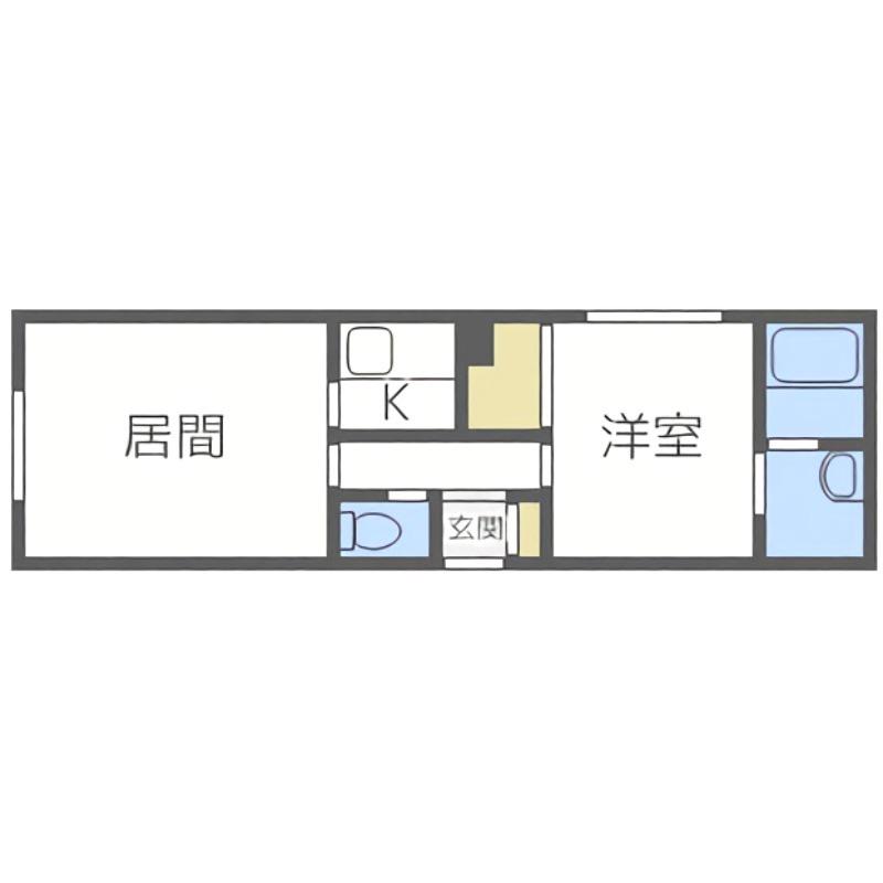 グランメール本郷通南(1LDK/3階)の間取り写真
